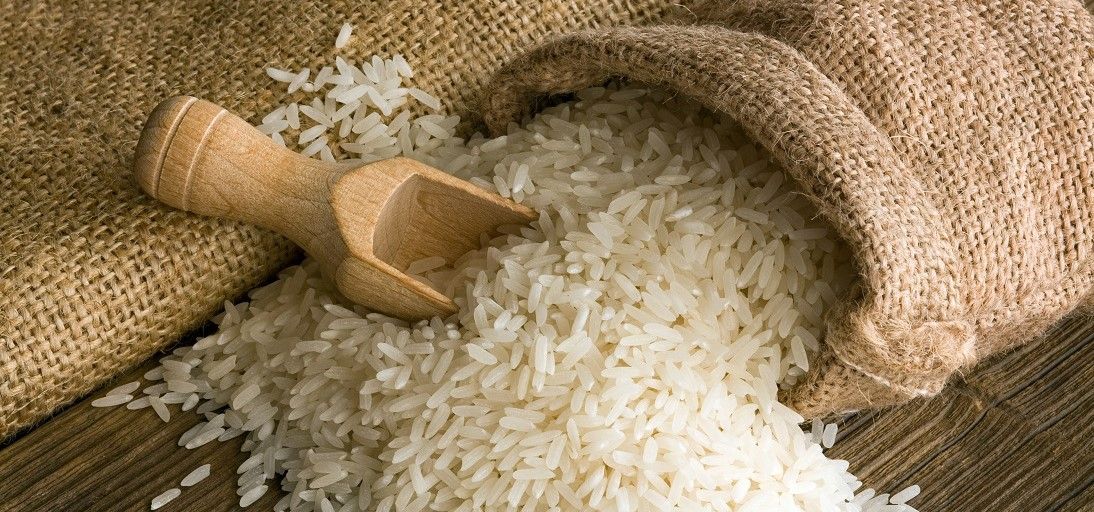 Reis im Jutesack